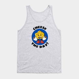 Cheese The Day | Cheese Pun Tank Top